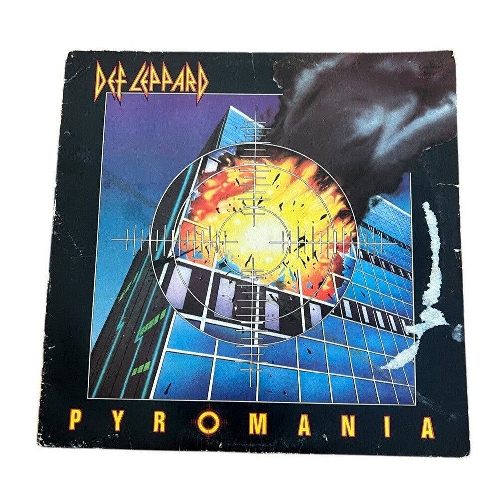 DEF LEPPARD PYROMANIA 1983 Vinyl LP Record England Fan Club Limited Edition